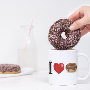 Mug Donut Lover moitié