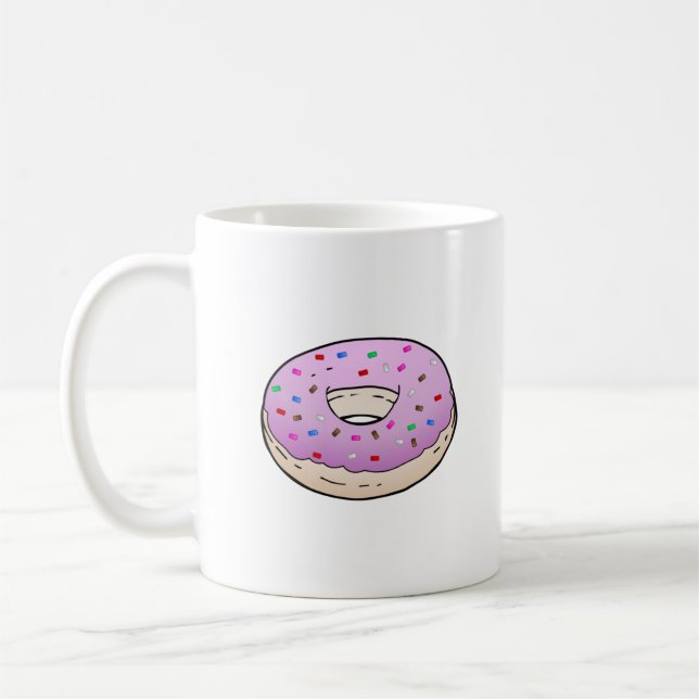 Mug Donut rose (Gauche)