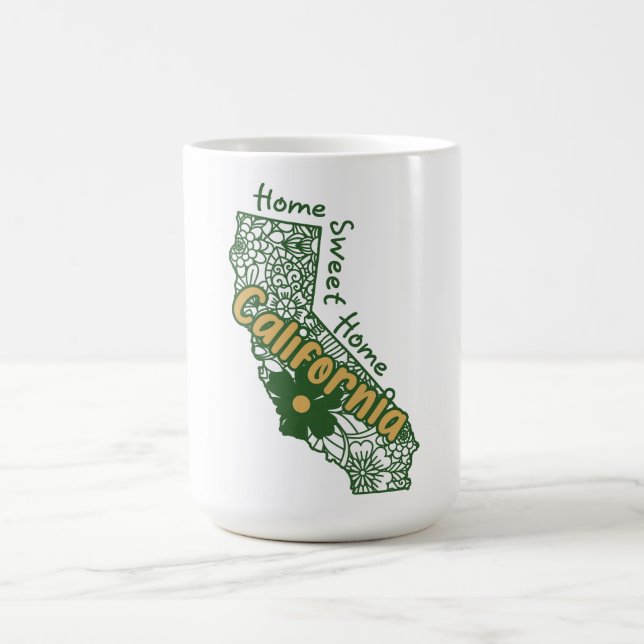 Mug Doodle Floral Californien (Centre)