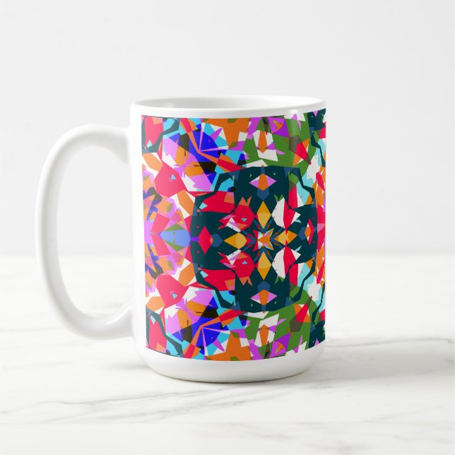 Mug Dopamine DHD Boost Positivity Motif coloré (Gauche)