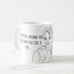 Mug Dorinda RHONY - Ne laissez pas le feu vous brûler