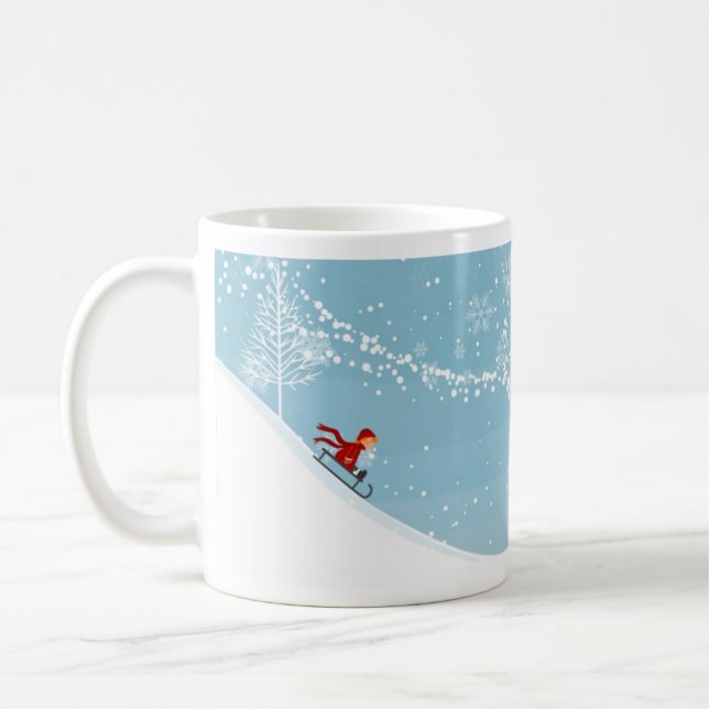 Mug Dormir amusant Musique d'hiver (Gauche)