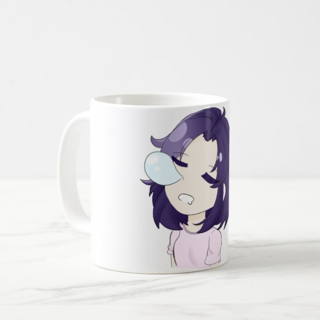 Mug "Dormir la fille de l'Anime" (Devant gauche)
