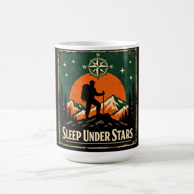 Mug Dormir sous les étoiles – Camping Car Nature pour  (Centre)
