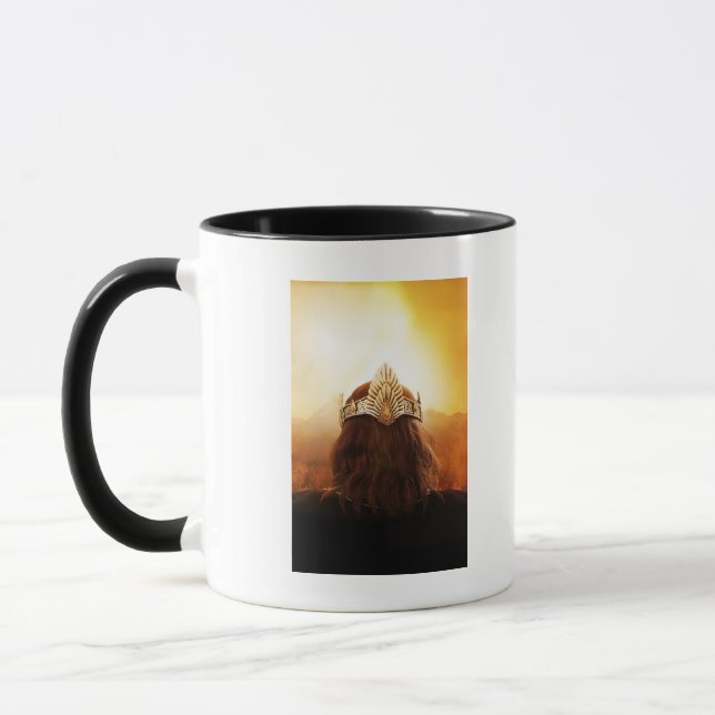 Mug Dos de tête avec couronne (Gauche)