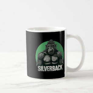 Mug Dos mâle argenté gorille robuste pour amateurs de