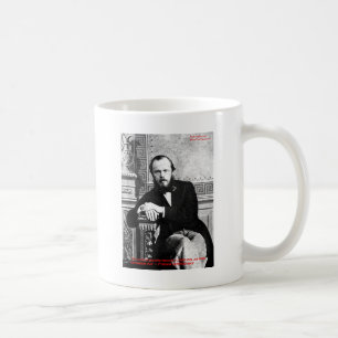 Mug Dostoïevski "Dieu prévu" Citation d'amour Cadeaux 