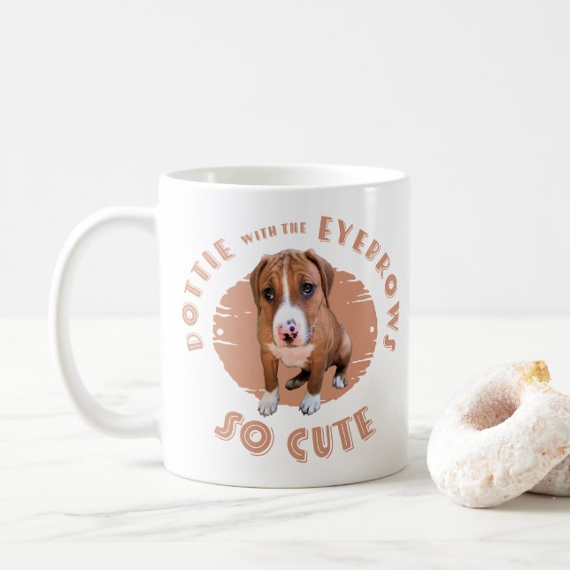 Mug Dottie Avec Les sourcils Si Mignonne Animal (Avec donut)