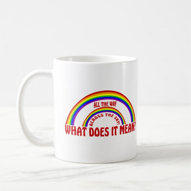 MUG DOUBLE ARC-EN-CIEL - QUE SIGNIFIE-T-IL ? (Gauche)