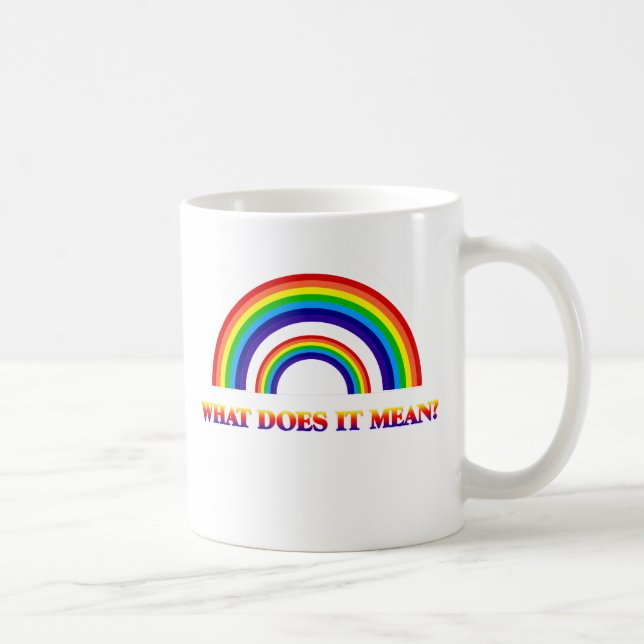 Mug Double arc-en-ciel. Que signifie-t-il ? (Droite)