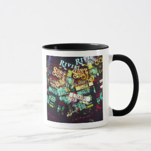 Mug Double exposition, enseignes de casino, Las Vegas,