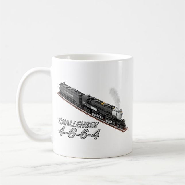 Mug double face locomotive Challenger 4-6-6-4 (Gauche)