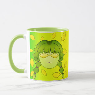 Mug Double face verte de Lymoona