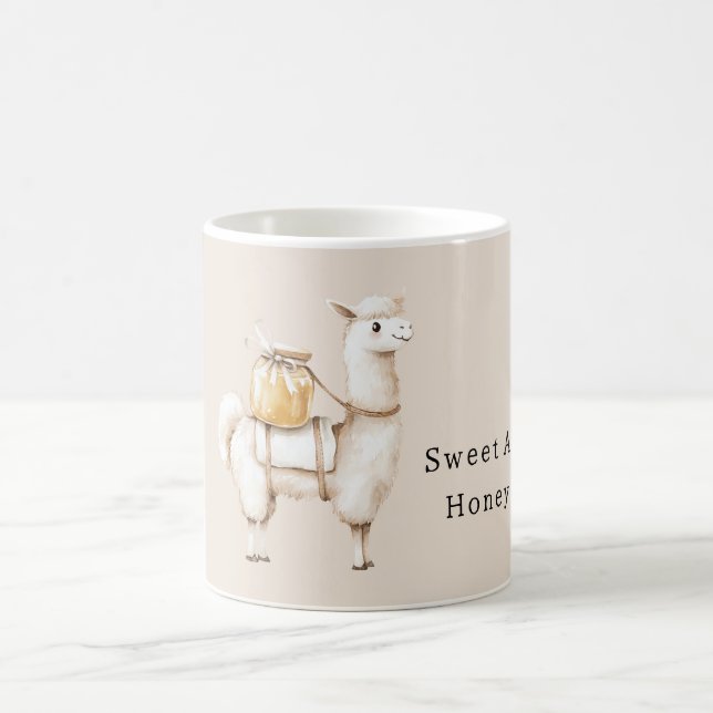 Mug Douce comme l'Alpaca au miel (Centre)