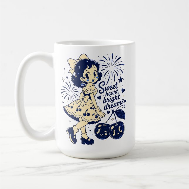 Mug Douce fête de l'Indépendance du 4 juillet (Gauche)