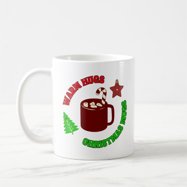 Mug Douce Noël de grand-mère personnalisé (Gauche)