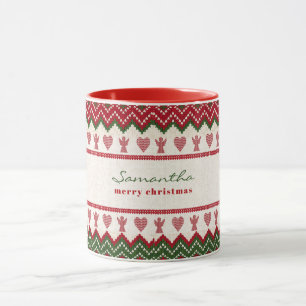 Mug Douceur moche serré Angels de Hygge Coeurs Noël
