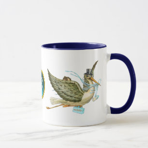 MUG DOUCHE GARÇON STORK BÉBÉ