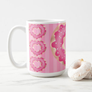 Mug Doughnut Coeur Rose