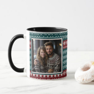 Mug Douille de Noël moche Motif Knit Personnalisé