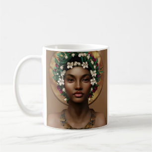 Mug Douleur au pouvoir   Reine afro-américaine