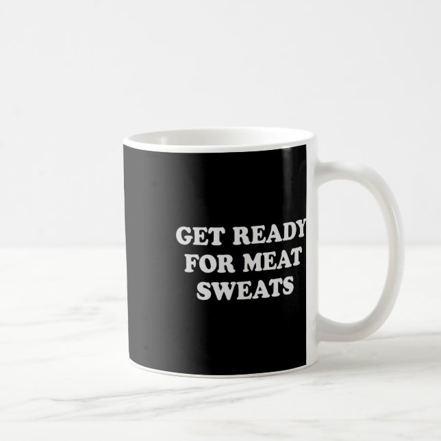 Mug Doux Barbecue Amusant Transpiration Grillade  (Droite)