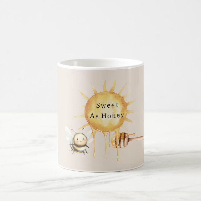 Mug Doux comme l'abeille solaire au miel (Centre)