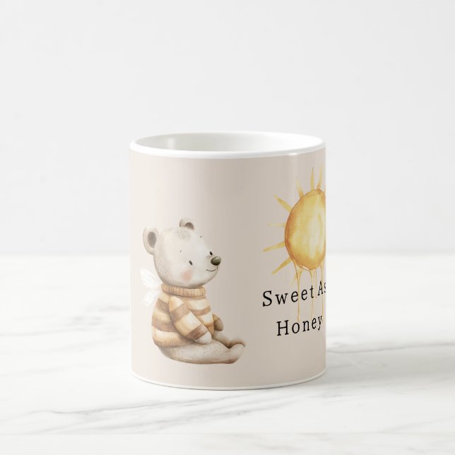 Mug Doux comme l'ours de soleil abeille miel (Centre)