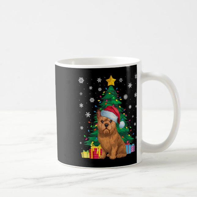 Mug Doux moche Jeu d'arbres Bruxelles Griffon Chien (Droite)
