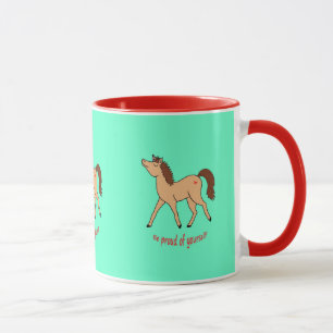Mug Doux Pony Avec Sois Toi-Même Citation