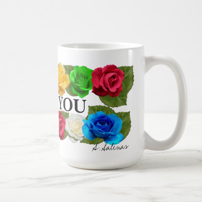 Mug Douzaine amours roses que vous attaquez (Droite)