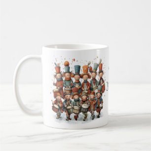 Mug Douze batteurs battant Noël 11oz capricieux