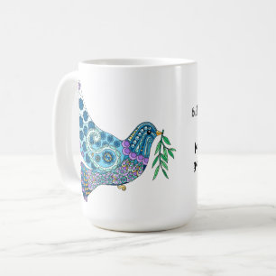 Mug Dove of Peace w Verse des Galates 5:22