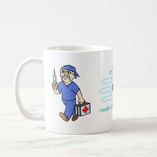 Mug Dr C.J. Martin Cartoon (Gauche)