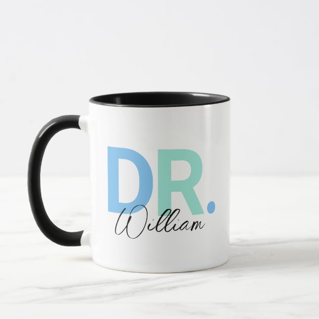 Mug Dr. Café Personnalisé, Mug. (Gauche)