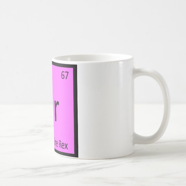 Mug Dr - Chat Devonshire Rex Élément Chimique Symbole (Droite)