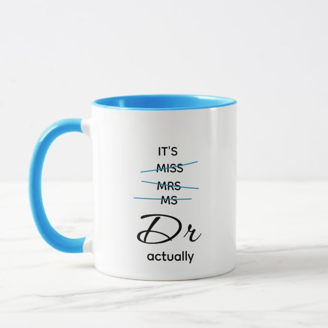 Mug Dr. En fait Blue (Gauche)