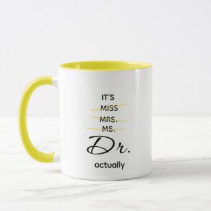 Mug Dr. En fait Jaune