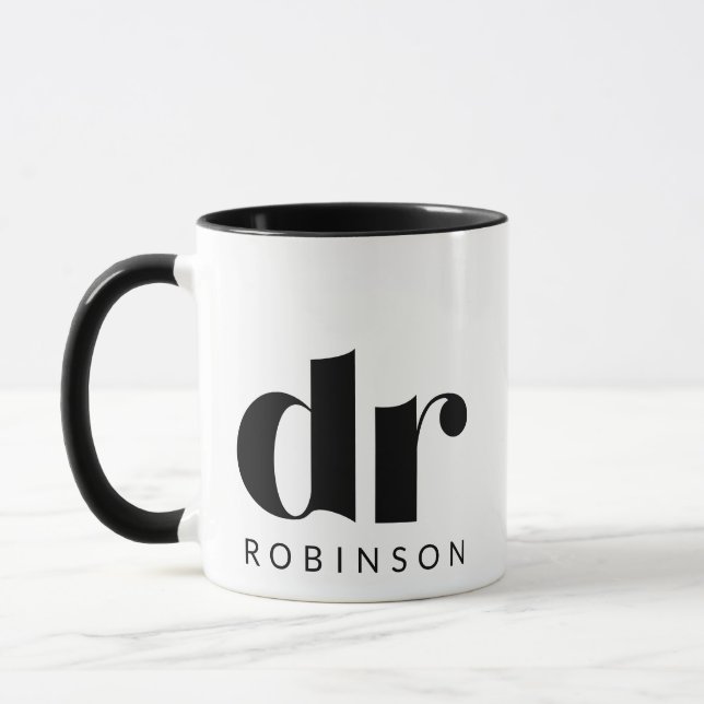 Mug dr [Nom personnalisé] (Gauche)