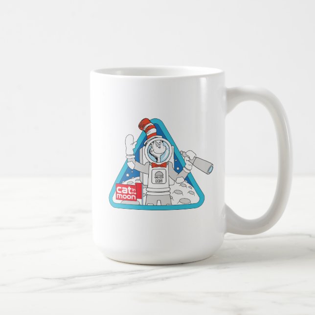 Mug Dr Seuss | Cat in the Moon Outer Space Graphic (Droite)