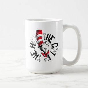 Mug Dr Seuss   Chat dans l'art rond Casquette