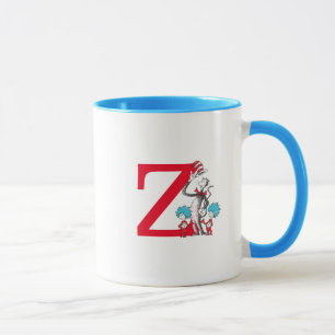 Mug Dr. Seuss Chat dans le Casquette, Chose Un Monogra