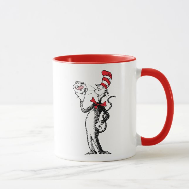 Mug Dr Seuss | Chat dans le Casquette & Krinklebine (Droite)