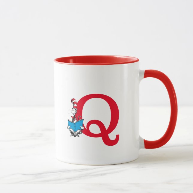 Mug Dr. Seuss Chat dans le Chapeau - Monogramme de Lec (Droite)