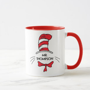 Mug Dr. Seuss   Chat dans le Chapeau Nom de l'enseigna
