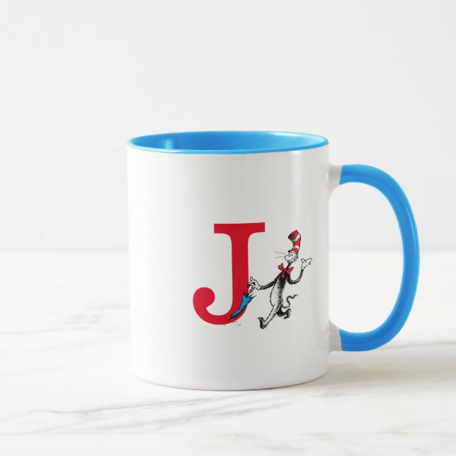Mug Dr. Seuss Chat dans le Chapeau Parapluie Marche Mo (Droite)