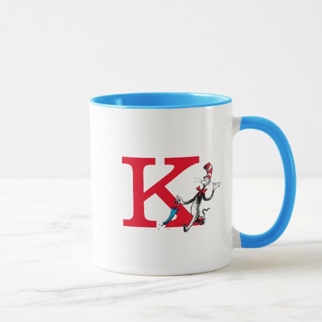 Mug Dr. Seuss Chat dans le Chapeau Parapluie Marche Mo (Droite)