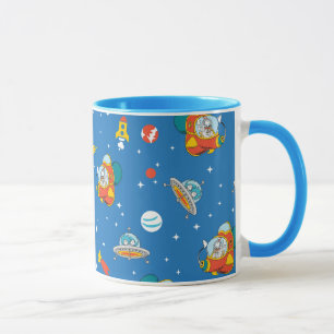 Mug Dr Seuss Chat dans le Motif spatial Casquette