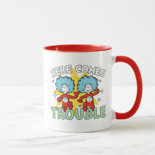 Mug Dr. Seuss   Chose Un Chose Deux Les Ennuis Arriven