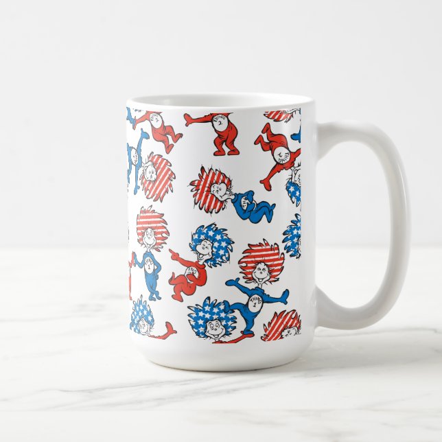 Mug Dr. Seuss | Chose Un Chose Deux motif drapeau amér (Droite)